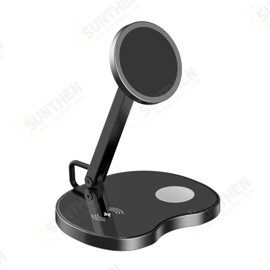3 in 1 Magnetic Wireless Charger Charging Station for iPhone 12 Pro Max for Apple Watch Airpods 3 in 1 Magnetic Wireless Charger Charging Station for iPhone 12 Pro Max for Apple Watch Airpods