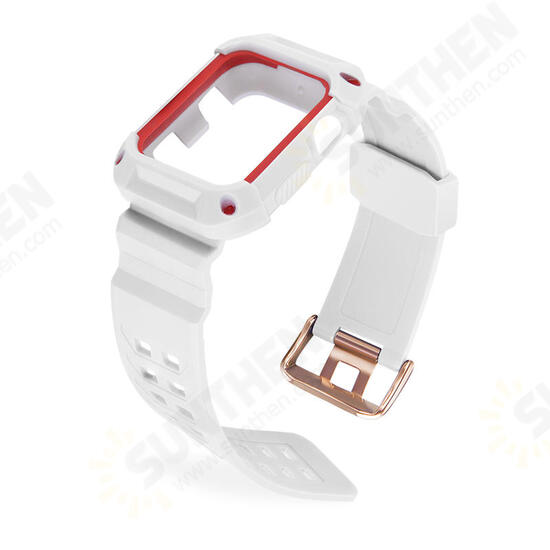38/42mm Watch Protector Case with Watch Band for Apple Smart Watch
