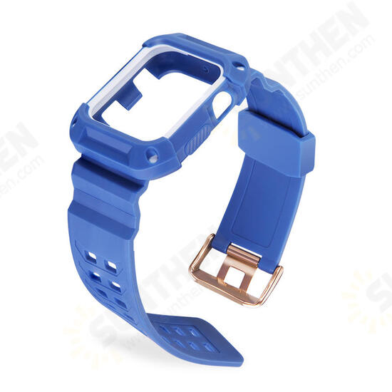 38/42mm Watch Protector Case with Watch Band for Apple Smart Watch