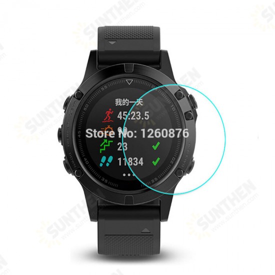 3pcs Anti-Scratch Tempered Glass Screen Protector for Garmin Instinct Smart Watch