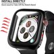 40mm/44mm Tempered Glass Screen Protector & Hard PC Bumper Cover For Apple Watch Series 6/ SE/Series 5/ Series 4 40mm/44mm Tempered Glass Screen Protector & Hard PC Bumper Cover For Apple Watch Series 6/ SE/Series 5/ Series 4
