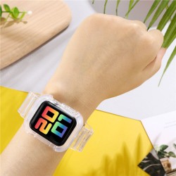 44mm Transparent Watch Band Silicone Watch Strap for Apple iWatch