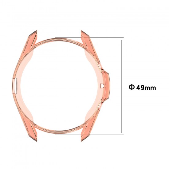 Anti-Scratch Shockproof Plating Soft TPU Watch Case Cover for Samsung Galaxy Watch3 41MM R850/ 45MM R840