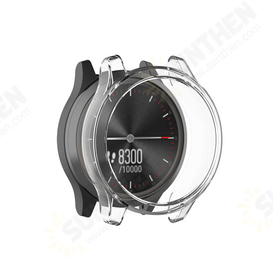 Anti-Scratch Shockproof Transparent Soft TPU Watch Case Cover for Garmin Vivomove 3 / Garmin Move3 Anti-Scratch Shockproof Transparent Soft TPU Watch Case Cover for Garmin Vivomove 3 / Garmin Move3