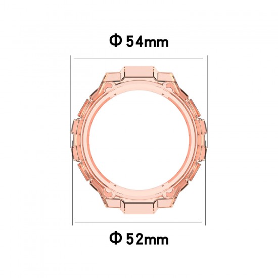 Anti-Scratch Shockproof Transparent Soft TPU Watch Case Cover for Huami Amazfit T-Rex