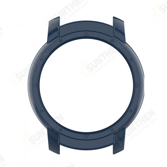 Anti-fall Half-pack Screen Protective Watch Case Cover for Ticwatch E2 Smart Watch