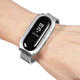 Anti-lost Design Mesh Stainless Steel Watch Band for Xiaomi Miband 3 Non-original