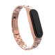 Anti-lost Watch Band Stainless Steel Fold Buckle Bracelet for Xiaomi Mi Band3 Non-original