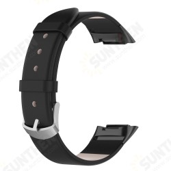 Business Comfortable Genuine Leather Watch Band Strap Replacement for Fitbit Charge 5 Smart Watch Business Comfortable Genuine Leather Watch Band Strap Replacement for Fitbit Charge 5 Smart Watch