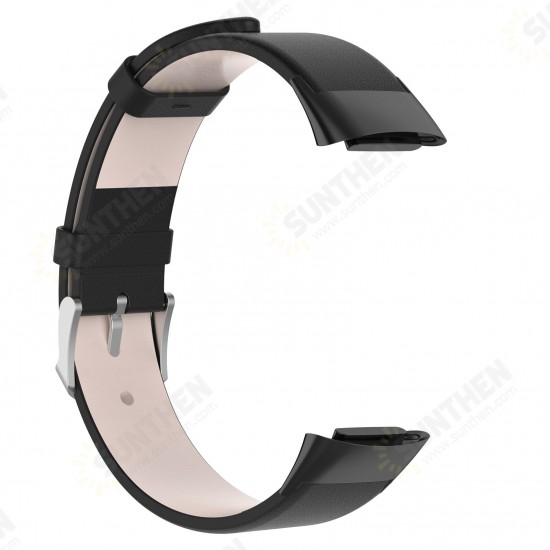 Business Comfortable Genuine Leather Watch Band Strap Replacement for Fitbit Charge 5 Smart Watch Business Comfortable Genuine Leather Watch Band Strap Replacement for Fitbit Charge 5 Smart Watch