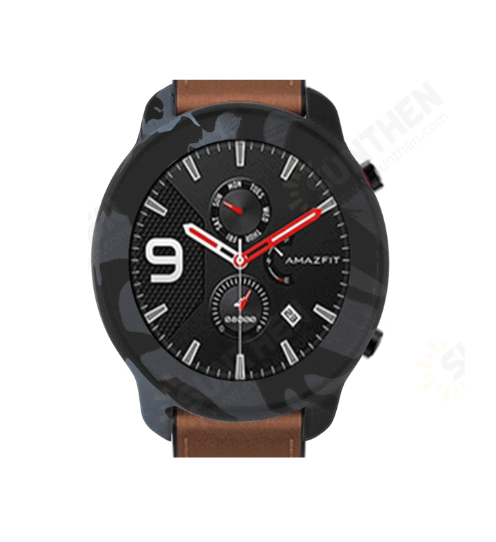 Camouflage Soft Silicone Watch Case Cover Watch Cover Screen Protector for AMAZFIT GTR 47mm Camouflage Soft Silicone Watch Case Cover Watch Cover Screen Protector for AMAZFIT GTR 47mm