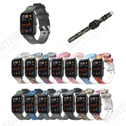 Camouflage Unique Design Watch Band for Amazfit GTS Smart Watch