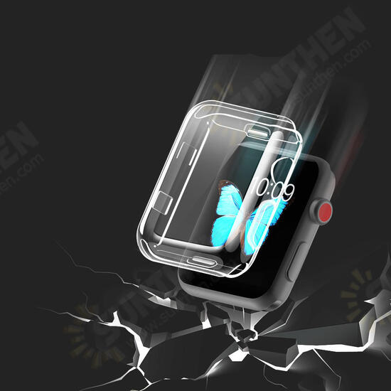 Clear TPU Watch Protective Case For Apple Watch Series 1/Series 2/Series 3 38mm/42mm