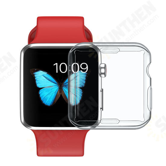 Clear TPU Watch Protective Case For Apple Watch Series 1/Series 2/Series 3 38mm/42mm
