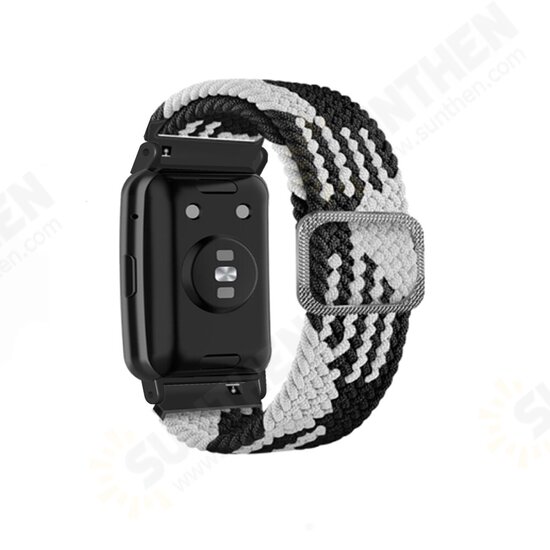 Colorful Elastic Adjustable Weave Watch Band Strap Replacement for HuWatch FIT Colorful Elastic Adjustable Weave Watch Band Strap Replacement for HuWatch FIT
