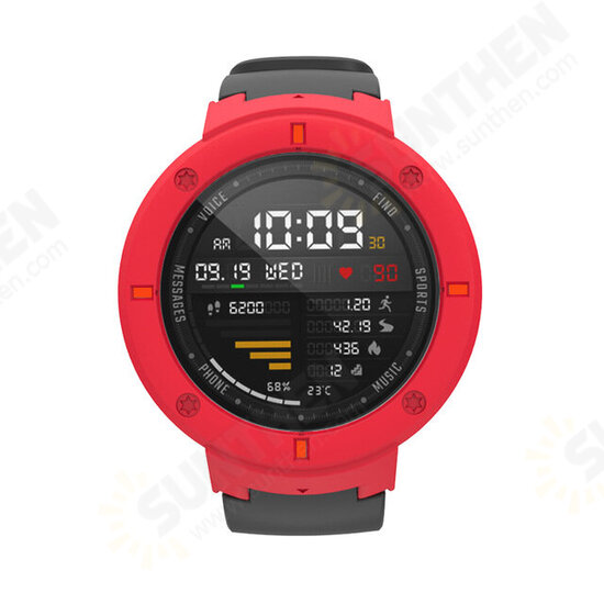 Colorful Screen Protector Case Silicone Watch Cover for Amazfit Verge Smart Watch Non-original