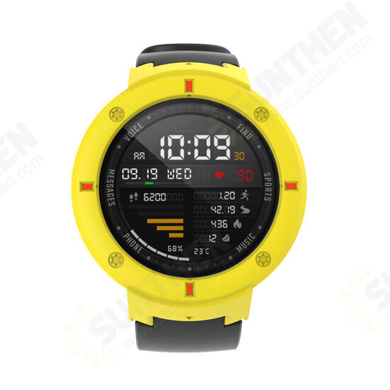 Colorful Screen Protector Case Silicone Watch Cover for Amazfit Verge Smart Watch Non-original