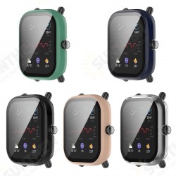 Colorful Shockproof Anti-Scratch PC + HD Clear Tempered Glass Full Cover Watch Case Cover for Huami Amazfit GTS 2 Mini Colorful Shockproof Anti-Scratch PC + HD Clear Tempered Glass Full Cover Watch Case Cover for Huami Amazfit GTS 2 Mini