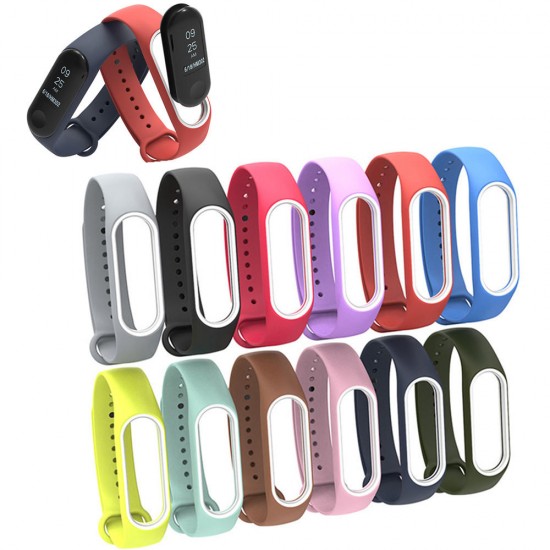 Colorful Silicone Replacement Wristband Strap Bracelet Wristband for XIAOMI Mi Band 3