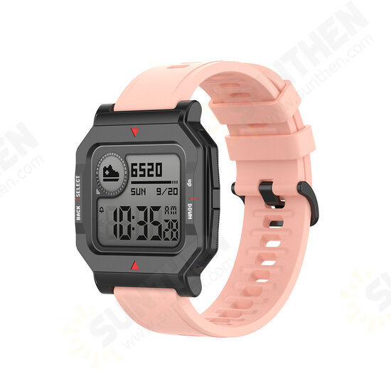 Colorful Silicone Watch Strap with Adjust Tool for Amazfit NEO Smart Watch