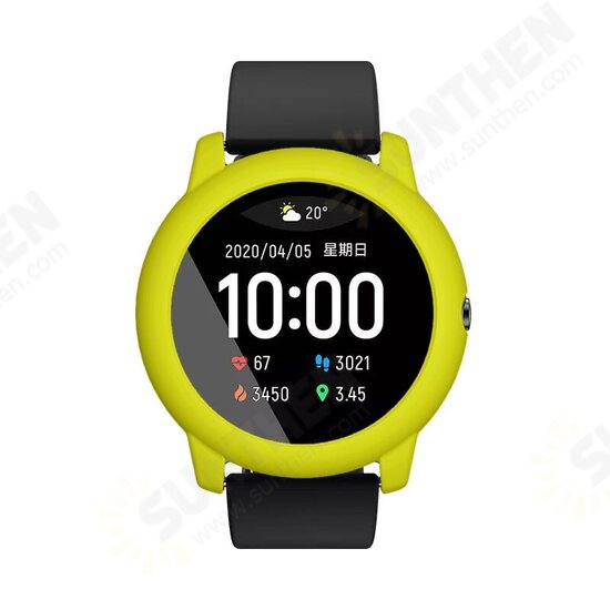 Colorful Watch Case Watch Cover Light PC Screen Protector for Solar LS05 Non-original Colorful Watch Case Watch Cover Light PC Screen Protector for Solar LS05 Non-original