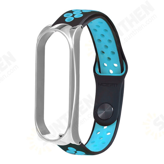 Comfortable Breathable Silicone Watch Band Strap Replacement for Xiaomi Mi Band 6 / Mi Band 5 Non-Original Comfortable Breathable Silicone Watch Band Strap Replacement for Xiaomi Mi Band 6 / Mi Band 5 Non-Original