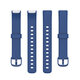 Comfortable Sweatproof Soft Silicone Watch Band Strap Replacement for Fitbit Luxe