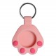 Cute Claw Pattern Portable Soft Protective Cover Sleeve with Keychain for Apple Airtags bluetooth Tracker