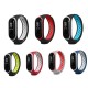 Double Color Silicone Watch Strap Replacement Smart Watch for Xiaomi Mi Band 3 Non-original