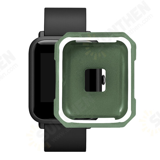 Double Color Soft TPU Protector Case for Xiaomi Huami Amazfit Bip Pace Youth Smart Watch Double Color Soft TPU Protector Case for Xiaomi Huami Amazfit Bip Pace Youth Smart Watch
