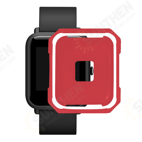 Double Color Soft TPU Protector Case for Xiaomi Huami Amazfit Bip Pace Youth Smart Watch Double Color Soft TPU Protector Case for Xiaomi Huami Amazfit Bip Pace Youth Smart Watch