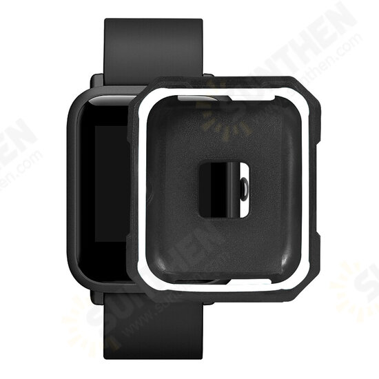 Double Color Soft TPU Protector Case for Xiaomi Huami Amazfit Bip Pace Youth Smart Watch Double Color Soft TPU Protector Case for Xiaomi Huami Amazfit Bip Pace Youth Smart Watch