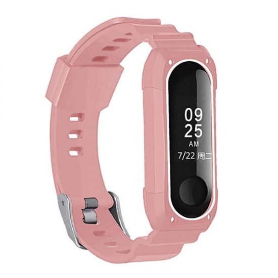 Double Color TPU Soft Watch Band Replacement Watch Strap for Xiaomi mi band 3/4