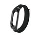 Double Elastic Buckle Canvas Replacement Watch Band for Xiaomi Mi Band3 Non-original