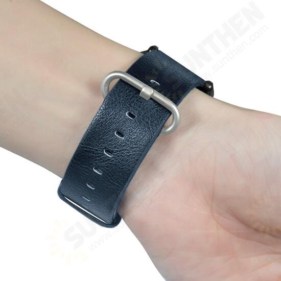 Double-sided color Leather Watch Band for Amazfit GTS Smart Watch