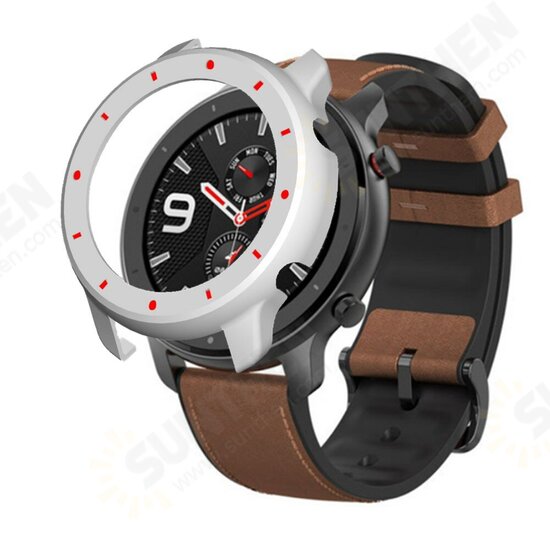 Dual Color PC Watch Cover Watch Case Cover for Amazfit GTR 47mm Smart Watch