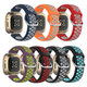 Dual Color Silicone Watch Band for Fitbit Versa 3 Sense Smart Watch