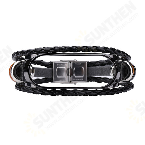 Ethnic Multi-Layer Beads Bracelet DIY Adjustable Length Watch Band Strap Replacement for Xiaomi Mi Band 6 / Mi Band 5 Non-Original Ethnic Multi-Layer Beads Bracelet DIY Adjustable Length Watch Band Strap Replacement for Xiaomi Mi Band 6 / Mi Band 5 Non-Original