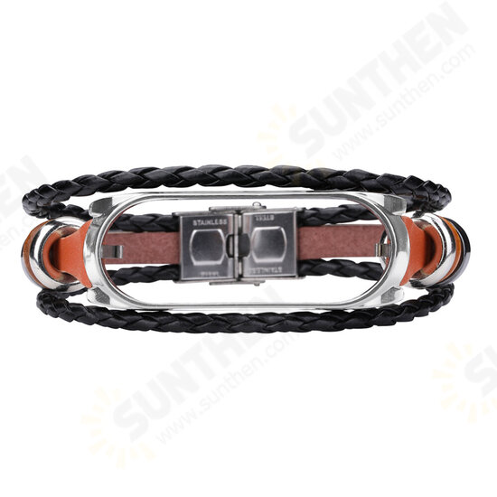 Ethnic Multi-Layer Beads Bracelet DIY Adjustable Length Watch Band Strap Replacement for Xiaomi Mi Band 6 / Mi Band 5 Non-Original Ethnic Multi-Layer Beads Bracelet DIY Adjustable Length Watch Band Strap Replacement for Xiaomi Mi Band 6 / Mi Band 5 Non-Original