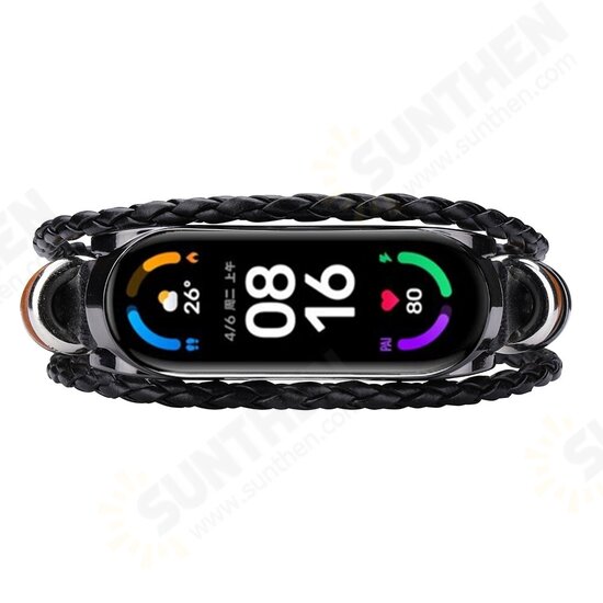 Ethnic Multi-Layer Beads Bracelet DIY Adjustable Length Watch Band Strap Replacement for Xiaomi Mi Band 6 / Mi Band 5 Non-Original Ethnic Multi-Layer Beads Bracelet DIY Adjustable Length Watch Band Strap Replacement for Xiaomi Mi Band 6 / Mi Band 5 Non-Original
