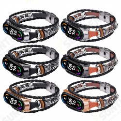 Ethnic Multi-Layer Beads Bracelet DIY Adjustable Length Watch Band Strap Replacement for Xiaomi Mi Band 6 / Mi Band 5 Non-Original Ethnic Multi-Layer Beads Bracelet DIY Adjustable Length Watch Band Strap Replacement for Xiaomi Mi Band 6 / Mi Band 5 Non-Original