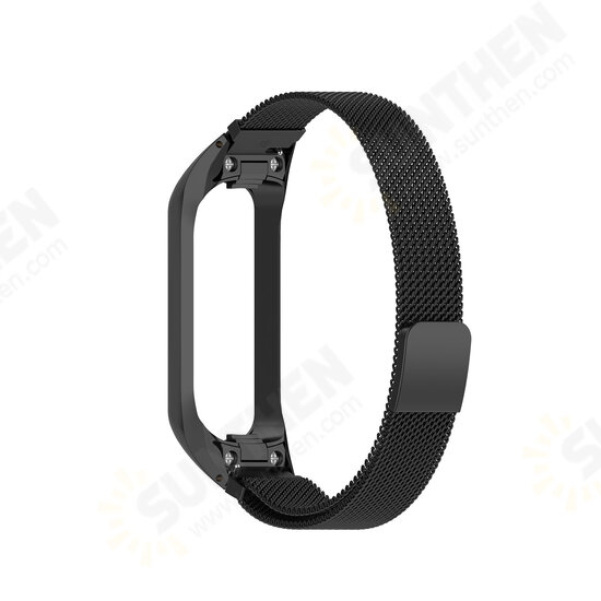 Fashion Comfortable Magnetic Suction Stainless Steel Watch Band Replacement for Galaxy Fit2 SM-R220 Fashion Comfortable Magnetic Suction Stainless Steel Watch Band Replacement for Galaxy Fit2 SM-R220