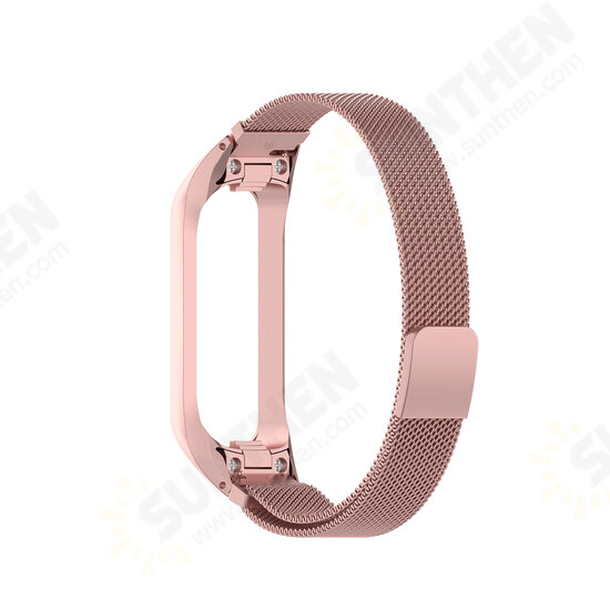 Fashion Comfortable Magnetic Suction Stainless Steel Watch Band Replacement for Galaxy Fit2 SM-R220 Fashion Comfortable Magnetic Suction Stainless Steel Watch Band Replacement for Galaxy Fit2 SM-R220