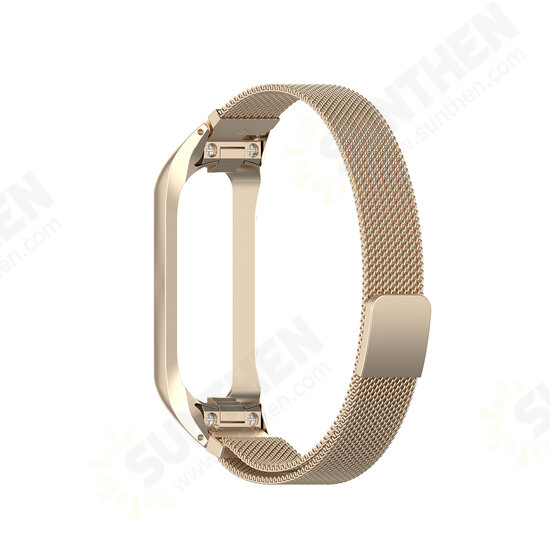 Fashion Comfortable Magnetic Suction Stainless Steel Watch Band Replacement for Galaxy Fit2 SM-R220 Fashion Comfortable Magnetic Suction Stainless Steel Watch Band Replacement for Galaxy Fit2 SM-R220