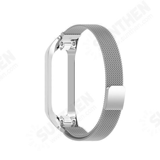 Fashion Comfortable Magnetic Suction Stainless Steel Watch Band Replacement for Galaxy Fit2 SM-R220 Fashion Comfortable Magnetic Suction Stainless Steel Watch Band Replacement for Galaxy Fit2 SM-R220