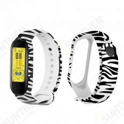 Fashion Pattern Watch Band Watch Strap Replacement for Xiaomi Miband 5 Mi Band 5 Non-original Fashion Pattern Watch Band Watch Strap Replacement for Xiaomi Miband 5 Mi Band 5 Non-original