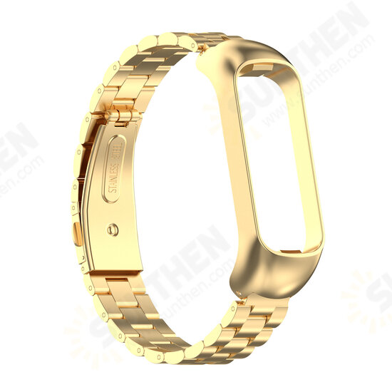 Fashion Smart Watch Band Comfortable Metal Strap Replacement for Samsung Galaxy Fit 2 Fashion Smart Watch Band Comfortable Metal Strap Replacement for Samsung Galaxy Fit 2