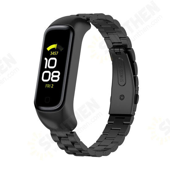 Fashion Smart Watch Band Comfortable Metal Strap Replacement for Samsung Galaxy Fit 2 Fashion Smart Watch Band Comfortable Metal Strap Replacement for Samsung Galaxy Fit 2