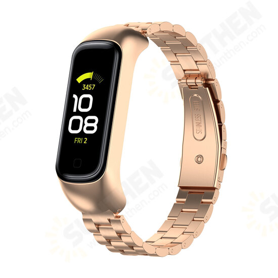 Fashion Smart Watch Band Comfortable Metal Strap Replacement for Samsung Galaxy Fit 2 Fashion Smart Watch Band Comfortable Metal Strap Replacement for Samsung Galaxy Fit 2