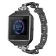 Fashionable Replacement Stainless Steel Crystal Chain Watch Band for Fitbit Smart Watch Fashionable Replacement Stainless Steel Crystal Chain Watch Band for Fitbit Smart Watch